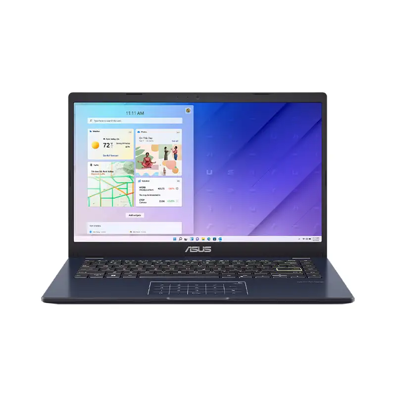 لپ تاپ 14 اینچی ایسوس VivoBook E410KA Celeron N4500 4GB 64GB Emmc + 256GB SSD Intel